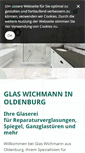 Mobile Screenshot of glas-wichmann.de